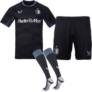 Feyenoord uittenue kids 2025/2026 donkerblauw
