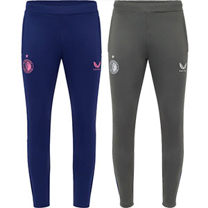 Feyenoord trainingsbroek 2025/2026 donkerblauw roze en grijs